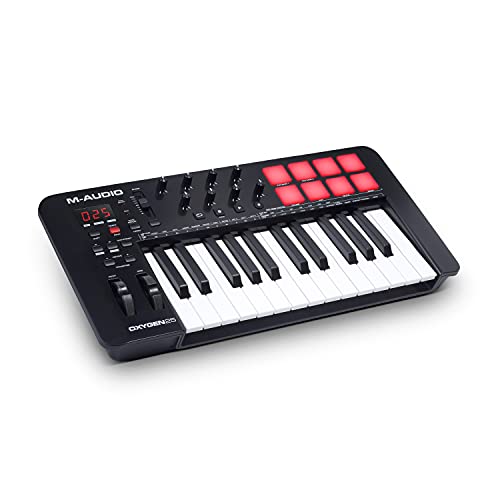 M-Audio Oxygen 25 Mkv – Tastiera Midi Controller Usb A 25 Note Con Pad Beat, Modalità Smart Chord & Scale, Arpeggiatore E Suite Software Inclusa