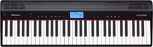 Roland Go:Piano Go-61P Piano Digitale, Connessione Wireless Allo Smartphone, Nero