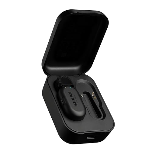 Shure Movemic One Pro Direct To Phone Microfono Lavalier Wireless Per Iphone E Android, Mini Mic Bluetooth, 24 Ore Di Ricarica, Configurazione Rapida,