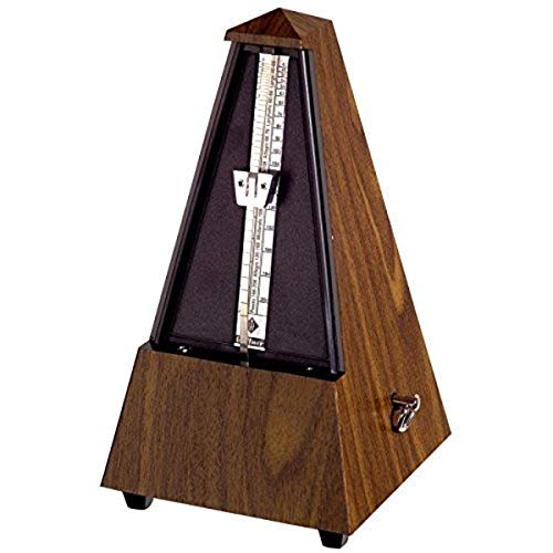 Wittner 903302 Metronomo Forma Piramidale Cassa Sintetico Colore Noce Granulato