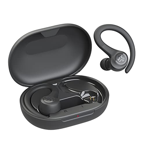 Jlab Go Air Sport - Cuffie Da Corsa Senza Fili, Auricolari Bluetooth, Auricolari In-Ear Con Ganci Per Sport E Palestra, Resistenti Al Sudore Ip55, 32+