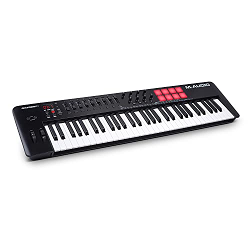 M-Audio Oxygen 61 Mkv – Tastiera Midi Controller Usb A 61 Note Con Pad Beat, Modalità Smart Chord & Scale, Arpeggiatore E Suite Software Inclusa