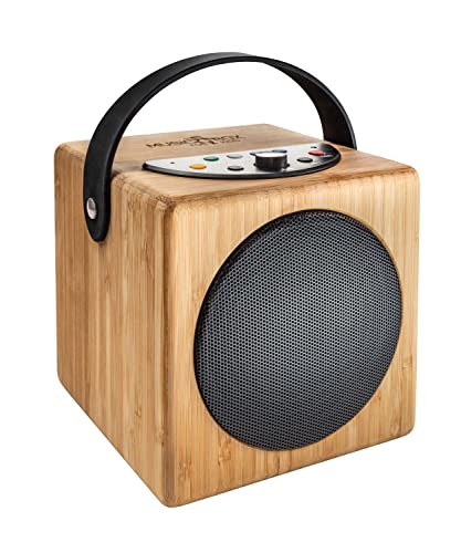Kidzaudio Music Box For Kids - Altoparlante Bluetooth Portatile Per Bambini Con Riproduzione Di Chiavetta Usb O Bluetooth Con Jack Per Cuffie, Limitat