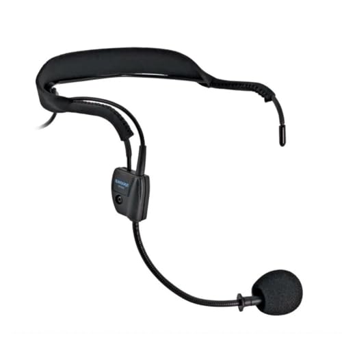 Shure Wh20 Microfono Auricolare Dinamico (Cablato) - Robusto, Leggero, Sicuro, Adatto Per Utenti A Attivi Microfoni, Istruttori/Musicisti, Connettore 