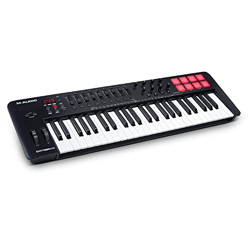M-Audio Oxygen 49 Mkv – Tastiera Midi Controller Usb A 49 Note Con Pad Beat, Modalità Smart Chord & Scale, Arpeggiatore E Suite Software Inclusa