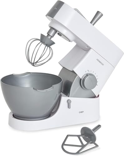 Casdon Kenwood Mixer Per Alimenti Giocattolo Per Bambini Dai 3 Anni In Su | Perfetto Per Panettieri In Erba Che Amano Mescolare Cibo Vero, Colore Grig