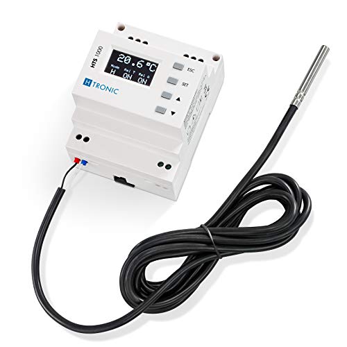 Hts 1000 - Interruttore Di Temperatura Con Sonda, Raffreddamento E Riscaldamento, Termostato Da 230 V