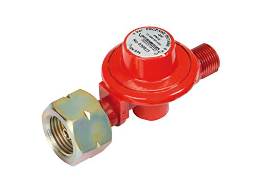 Rothenberger Industrial Propan-Konstantregler Für Anwärmbrenner, Abflammgeräte, Unkrautvernichter Mit 3/8“ Anschluss, 5- & 11Kg-Flaschen - 030925E