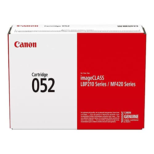 Canon Cartuccia 052 Toner Nero, Rendimento 3100 Pagine, Imballo In Cartone