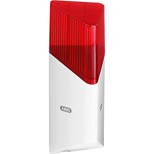 Abus Smartvest Sirena Antifurto Fusg35000A - Sirena Ad Alto Volume Con Luce Rossa Lampeggiante - Per Uso Interno Ed Esterno - 100 Db - 38832