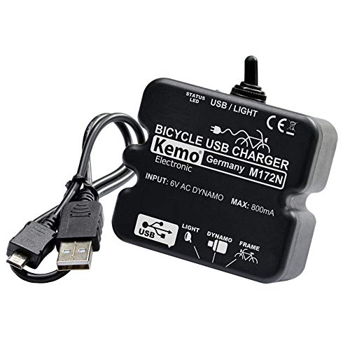 Kemo M-172N Caricatore Usb Per Bicicletta