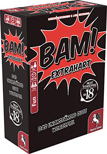 Pegasus Spiele 18301G - Bam! Extrahart, Gioco Di Parole [Lingua Tedesca]