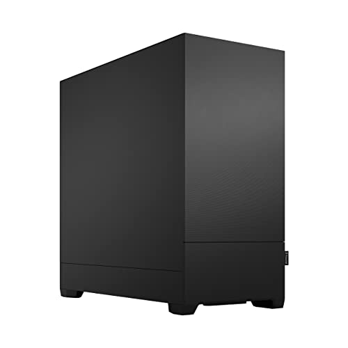 Fractal Design Pop Silent Black - Solid - Bitumen Side Panels And Sound-Dampening Foam - Three 120 Mm Aspect 12 Fans Included - Atx Silent Mid Tower P