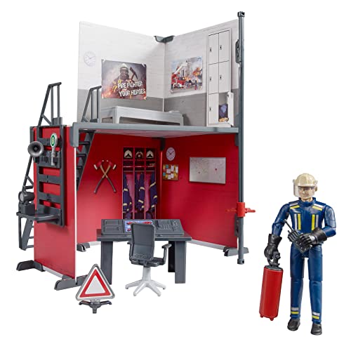 Bruder Bworld Brandweerkazerne Met Brandweerman