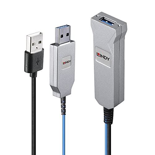 Lindy 43345 Cavo Usb 3.0 In Fibra Ottica, 30M