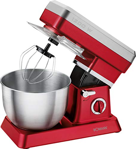 Bomann Km 398 Cb Robot Da Cucina, Colore: Rosso, Acciaio Inossidabile, Nero, Ciano, Magenta, Giallo
