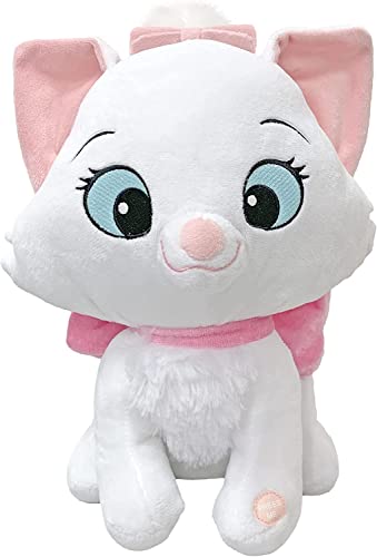 Peluche Disney Gattino Marie Minou Da Gli Aristogatti Con Verso E Musica - Altezza 30 Cm