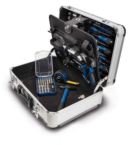 Scheppach Tb150 Tool Box - 101 Pieces Equipped | Metal Case | Craft Case