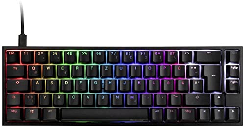 Ducky One 2 Sf Mx-Brown Usb Gaming-Tastatur Tedesco, Qwertz Nero