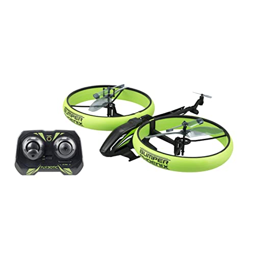 Flybotic Bumper Phoenix Elicottero Telecomandato - Elicottero 34 Cm - Antiurto, Rimbalza, Decollo E Atterraggio Automatici, Volo Stazionario, Giocatto