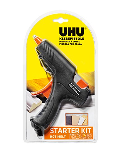 Uhu Pistola Per Colla A Caldo Hot Melt Starter Kit (Pistola + 6 Cartucce)