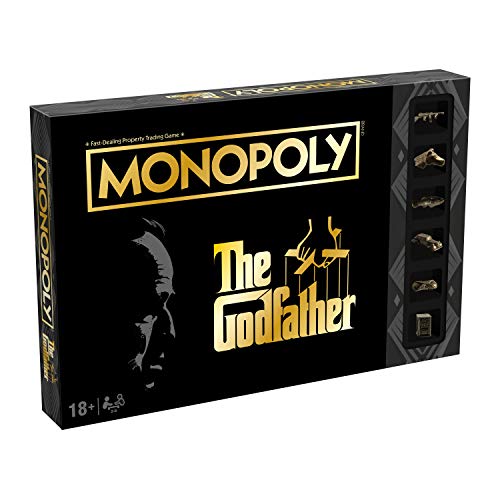 Winning Moves The Godfather Monopoly Board Game, Advance To Johnny Fontane, Kay Adams E Michael Corleone, Espandere Il Vostro Impero E Scambiare La St