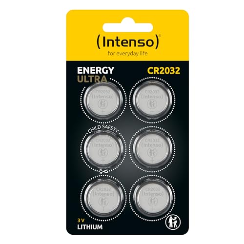 Intenso Energy Ultra Cr2032 - Pila A Bottone Al Litio, Confezione Da 6