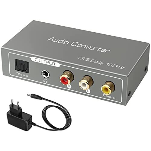 Hdmi Arc Convertitore, Ozvavzk Hdmi Arc Digitale Ad Analogico 192 Khz Audio Adattatore, Coassiale Ottico O Hdmi Arc Ad Coassiale + Ottico + L/R + Usci