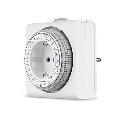 Rev Ritter 0025020109 - Timer Da Giorno Meccanico, Colore: Bianco