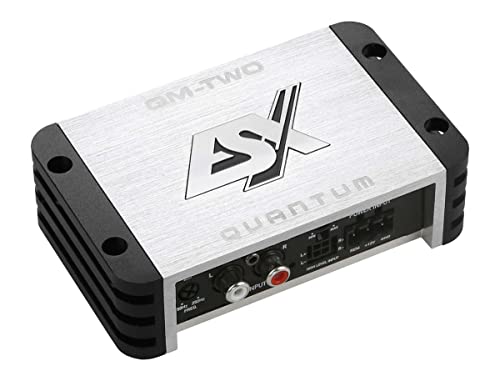 Esx Qm-Twov2 Quantum | 2-Kanal Class D Mini Digital Verstärker 600 Watt Max. Ausgangsleistung
