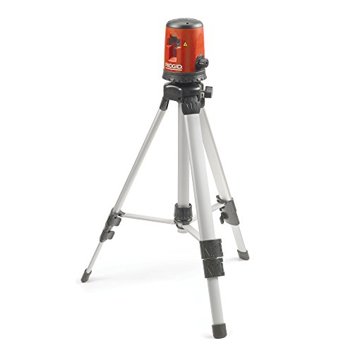 Ridgid 38758 Kit Livella Laser A Linee Incrociate Auto-Livellante, Micro Cl-100, Livella Laser Orizzontale E Verticale Con Portata Interna Di 30 Metri