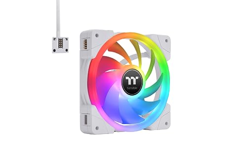 Swafan Ex14 Rgb White | Pc Cooling Fan | Tt Premium Edition | 3 Pack
