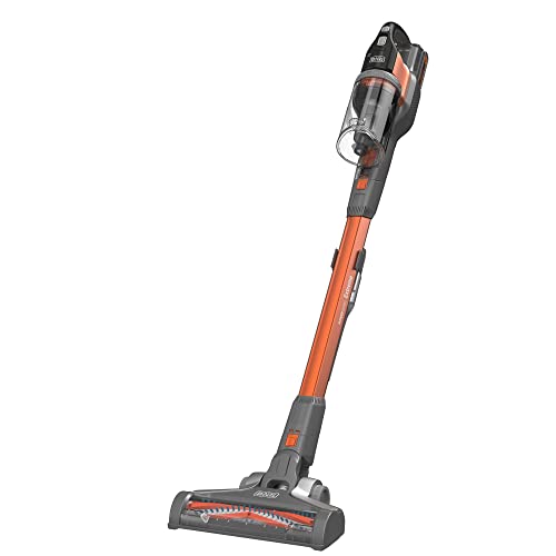 Black+Decker, Bhfev182C-Qw Aspirador Escoba 4En1 Power Series Extreme Con Batería Externa 18V 2Ah.3 Velocidades Y 58Min De Autonomía, Arancione, 36 W,