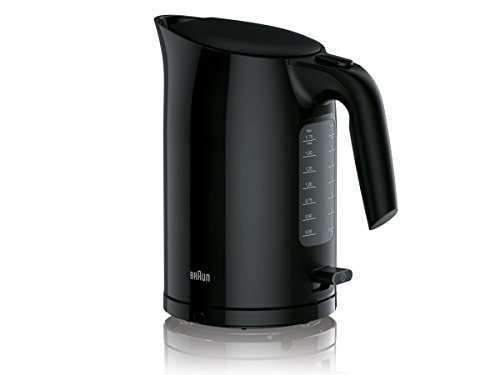 Braun Wk 3110 Bk Bollitore | Capacità 1,7 L | 3.000 Watt | Sistema Di Cottura A Pressione | Filtro Anticalcare Estraibile | Grande Indicatore Del Live
