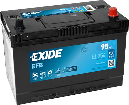 Exide Technologies Efb El954 - Batteria Per Auto, 95 Ah 800 A