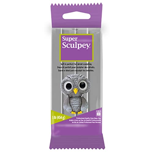 Sculpey Super Sculpey Grigio 0,5 Kg 454 G