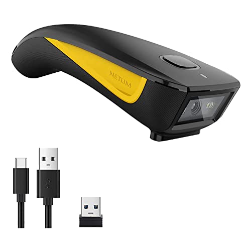 Netum C750 Scanner Di Codici A Barre Wireless Usb 1D 2D Qr Bluetooth Compatibile Piccola Tasca Per Inventario Lettore Di Immagini Di Codici A Barre Pe