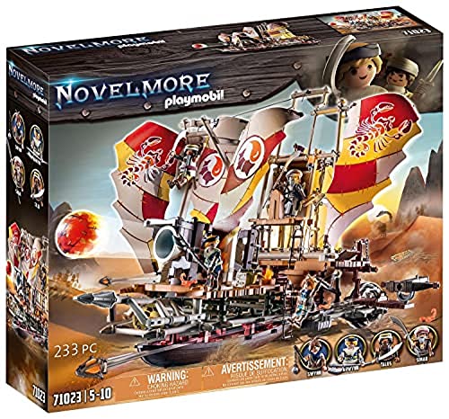 Playmobil Novelmore 71023 Sal'Ahari Sands - Veliero Del Deserto, Giocattoli Per Bambini Dai 5 Anni