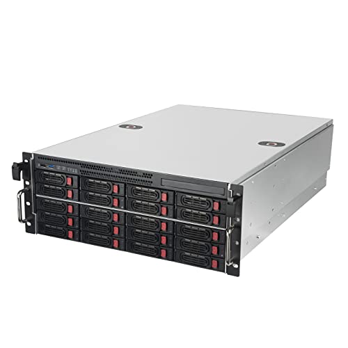 3 En 1 Silverstone Technology Rm43-320-Rs, 4U 20-Bay 2.5" / 3.5" Hdd/Ssd Chassis Server Di Archiviazione Su Rack Mini-Sas Hd Sff-8643 12 Gb/S Interfac