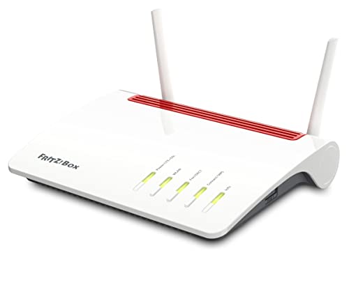 Avm Fritz!Box 6890, Model Lte O Dsl Fino A 300 Mbit/S, Wlan Ac+N Fino A 1.733 (5 Ghz) + 800 (2,4 Ghz) Mbit/S, 4 Gigabit-Lan, Versione Tedesca