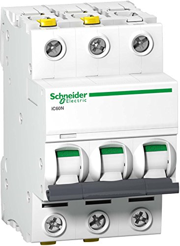 Schneider A9F04340 Interruttore Di Circuito Ic60N, 3P, 40A, C
