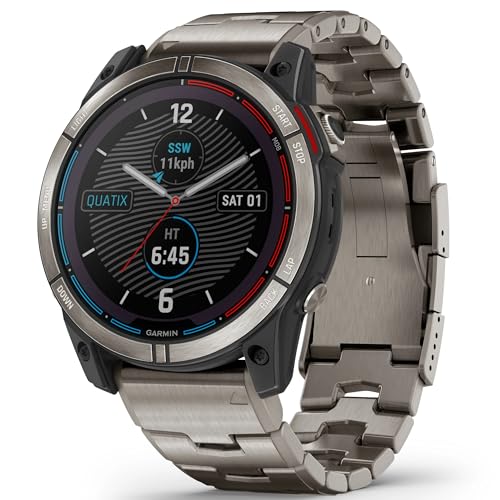 Garmin - Smartwatch - Unissex - Quatix® 7X Sapphire Solar Titan - 010-02541-61