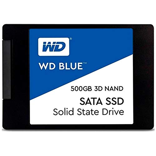 Wd Blue 3D Nand Sata Ssd Unità Allo Stato Solido Interna 2.5", 500 Gb, 530/560 Mb/S
