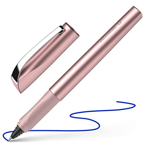 Schneider Ceod Shiny - Penna A Sfera Per Mancini E Destrorsi, Tratto M, Con Cartuccia D'Inchiostro Blu Oltremare