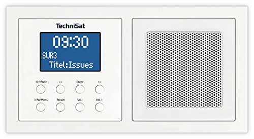 Technisat Digitradio Up 1 - Radio Dab+ Da Incasso, Per L’Installazione In Qualsiasi Scatola Da Incasso Doppia (Dab, Fm, Ricezione Bluetooth, Display L