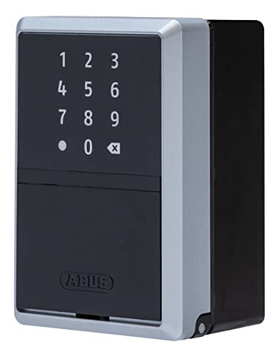 Abus Cassaforte Per Chiavi Smart Keygarage™ – Utilizzabile Tramite App Con Smartphone O Con Codice Numerico – Cassaforte Bluetooth Per 20 Chiavi – Da
