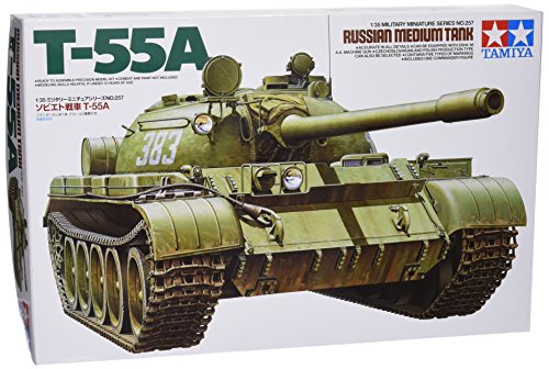 Tamiya 300035257 - Carroarmato Russo T-55 A (1), Scala 1:35