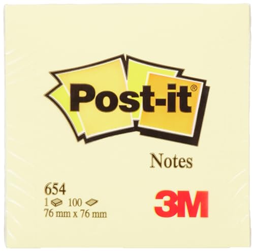 Post-It Ft500072937 - Blocco Note Adesive Con 100 Fogli, 76 X 76 Mm