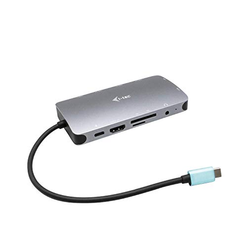 I-Tec Usb-C 4K Nano Docking Station 1X Hdmi 1X Vga 1X Glan 1X Usb-C 3X Usb 3.1 1X Sd/Microsd 1X Audio Con Power Delivery 100W