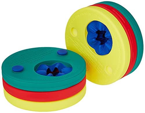 Delphin -Dischi Da Nuoto, Rosso-Giallo-Verde, 4291, Fino A 60 Kg
